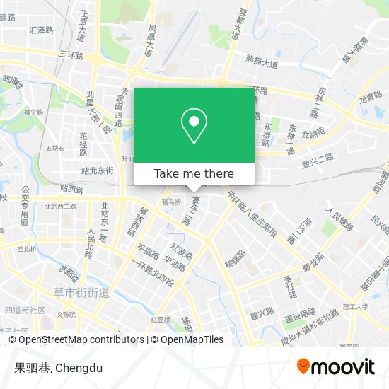 果驷巷 map