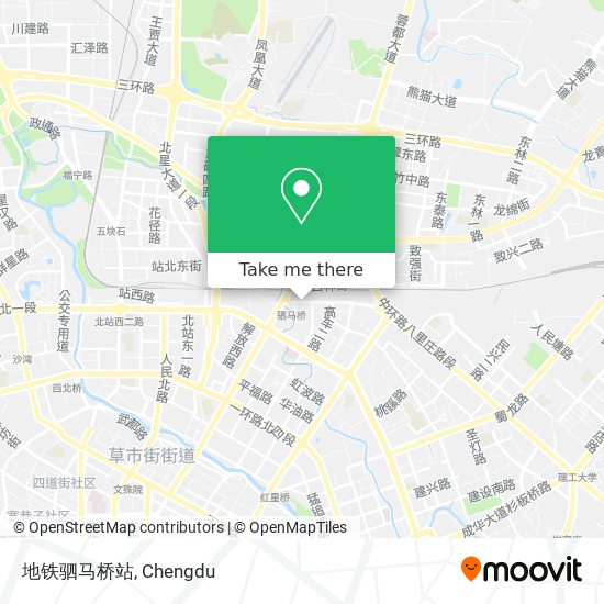地铁驷马桥站 map