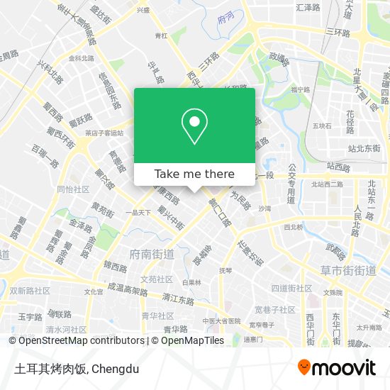 土耳其烤肉饭 map