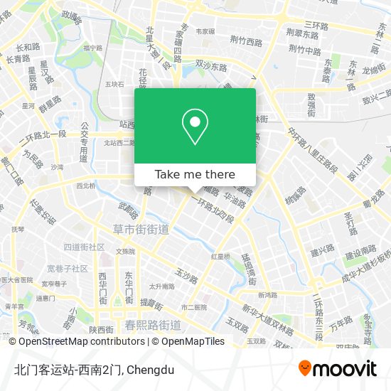 北门客运站-西南2门 map
