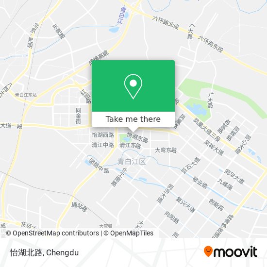 怡湖北路 map