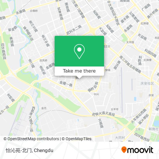 怡沁苑-北门 map