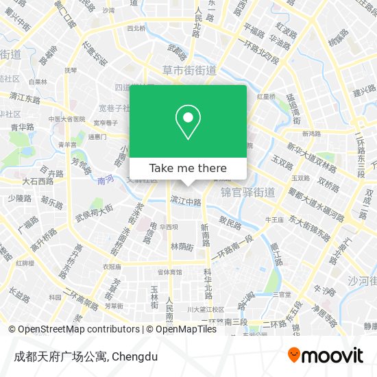 成都天府广场公寓 map