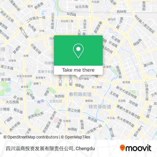 四川温商投资发展有限责任公司 map