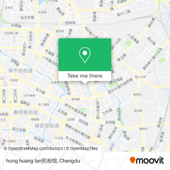 hong huang lan照相馆 map