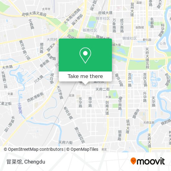 冒菜馆 map
