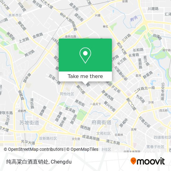 纯高粱白酒直销处 map