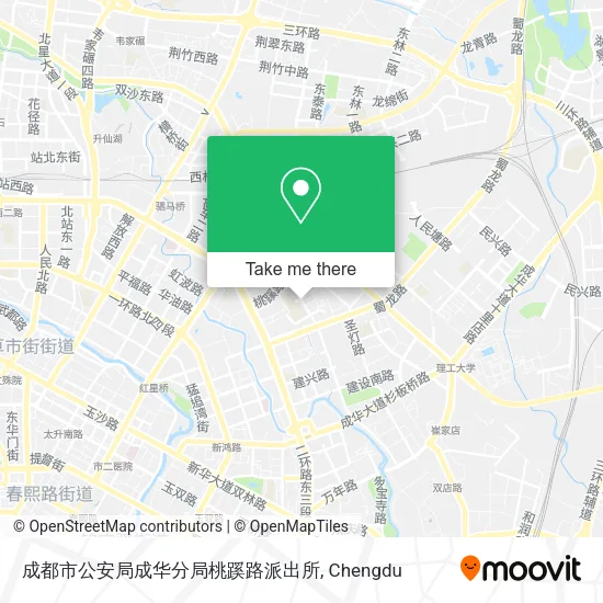 成都市公安局成华分局桃蹊路派出所 map