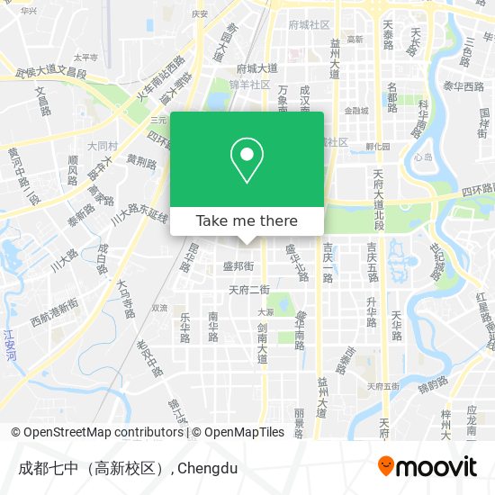 成都七中（高新校区） map