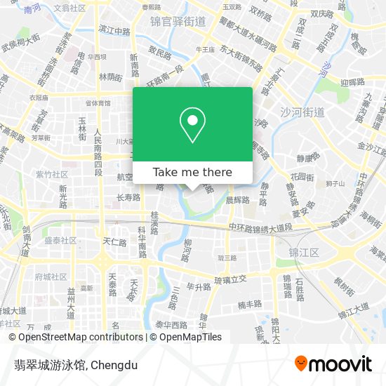 翡翠城游泳馆 map