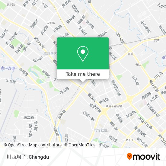 川西坝子 map
