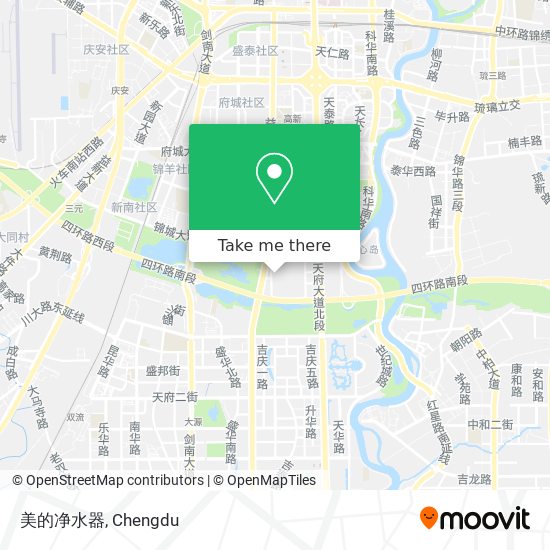 美的净水器 map
