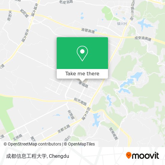 成都信息工程大学 map