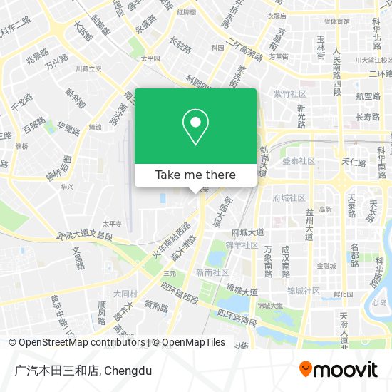 广汽本田三和店 map