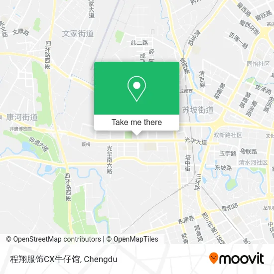 程翔服饰CX牛仔馆 map