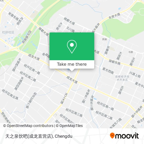 天之泉饮吧(成龙直营店) map