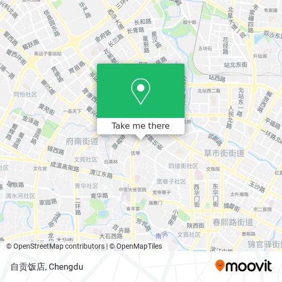 自贡饭店 map