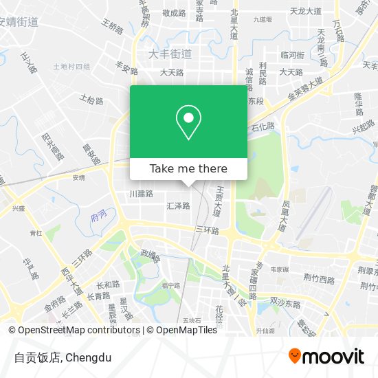 自贡饭店 map