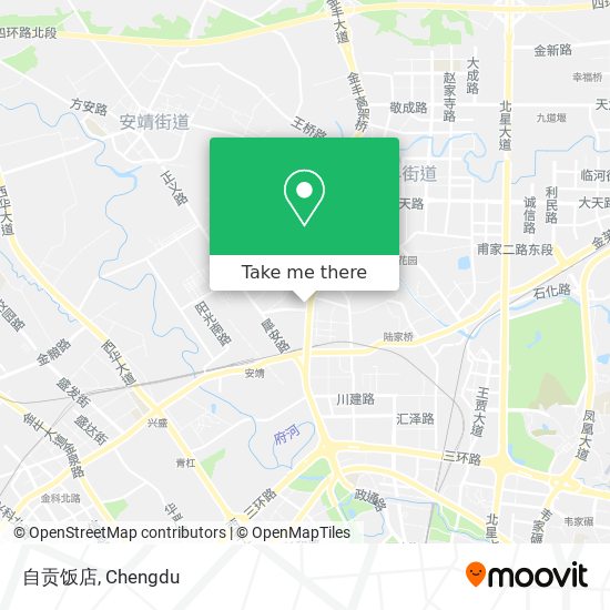 自贡饭店 map