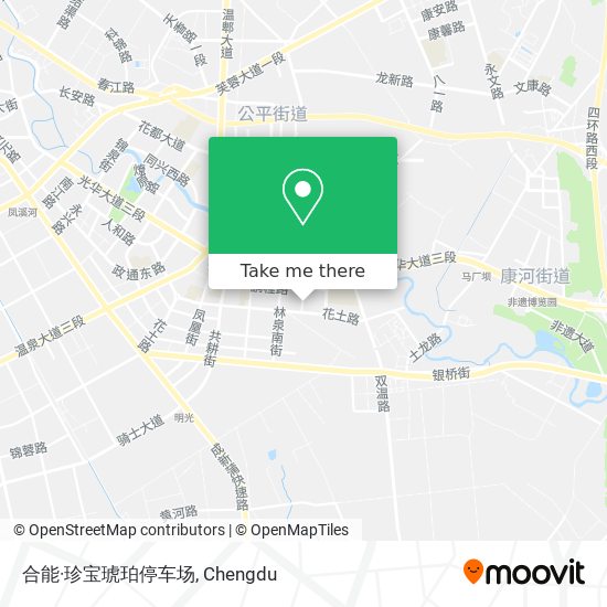 合能·珍宝琥珀停车场 map