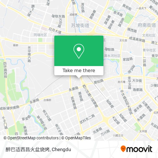 醉巴适西昌火盆烧烤 map