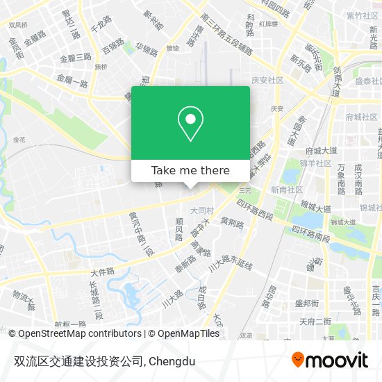 双流区交通建设投资公司 map