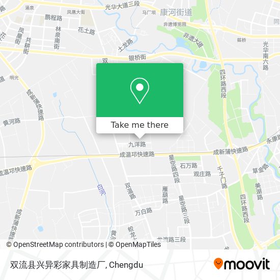 双流县兴异彩家具制造厂 map
