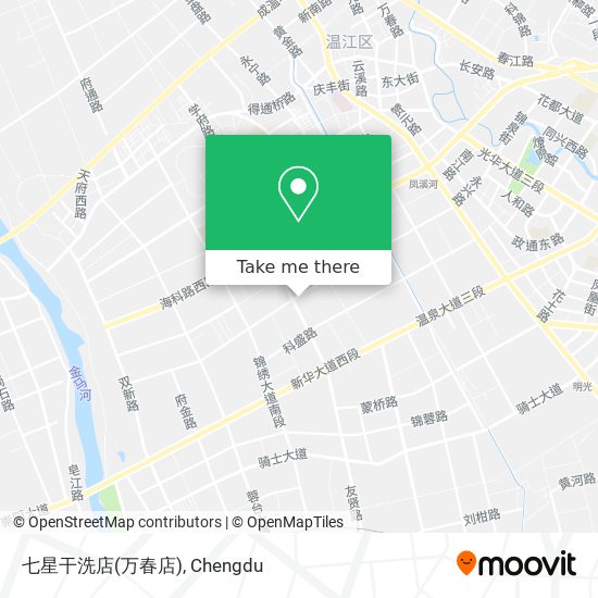 七星干洗店(万春店) map