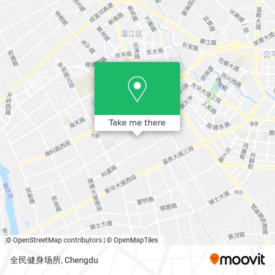 全民健身场所 map