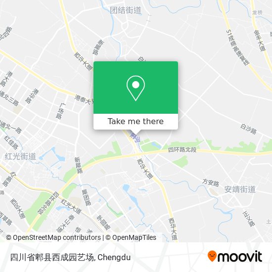 四川省郫县西成园艺场 map
