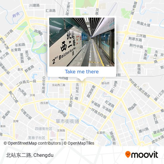 北站东二路 map