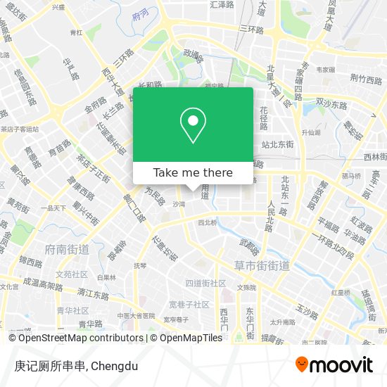 庚记厕所串串 map