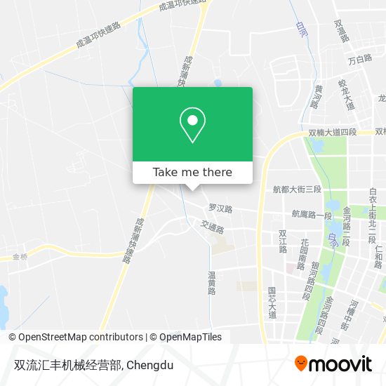 双流汇丰机械经营部 map