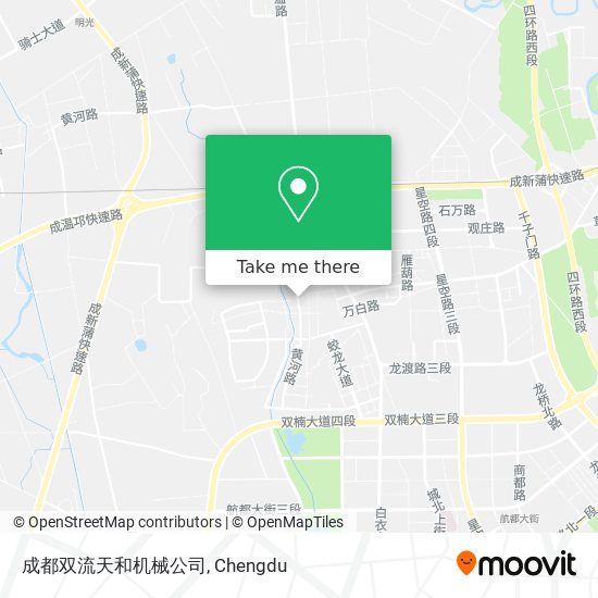 成都双流天和机械公司 map