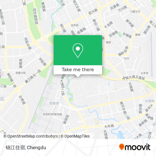 锦江住宿 map