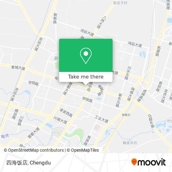 四海饭店 map