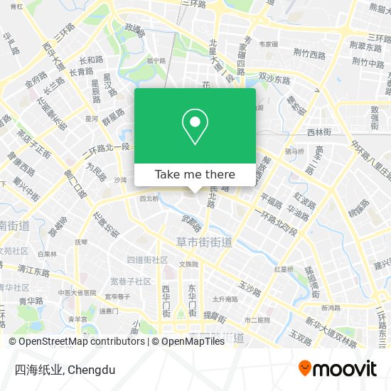 四海纸业 map