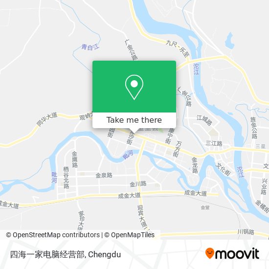 四海一家电脑经营部 map