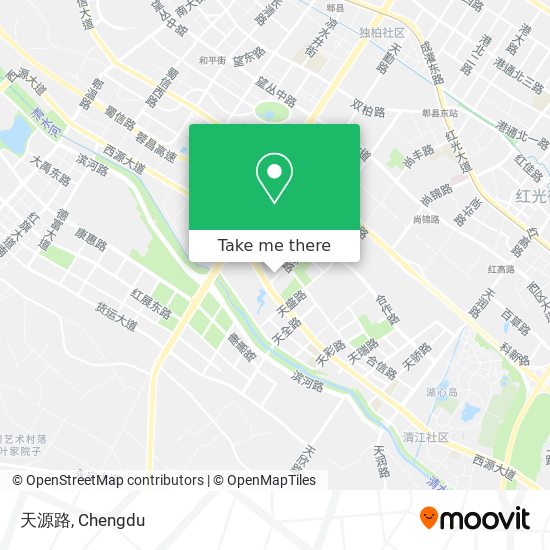 天源路 map