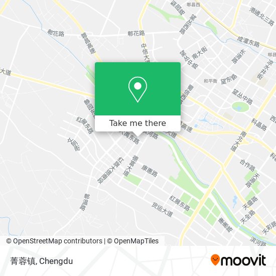 菁蓉镇 map