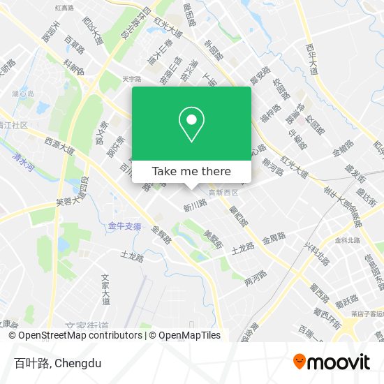 百叶路 map