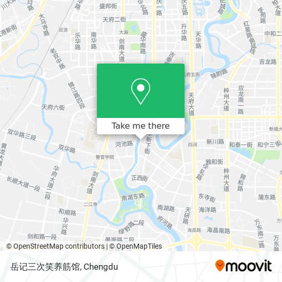 岳记三次笑养筋馆 map