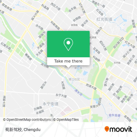 蜀新驾校 map