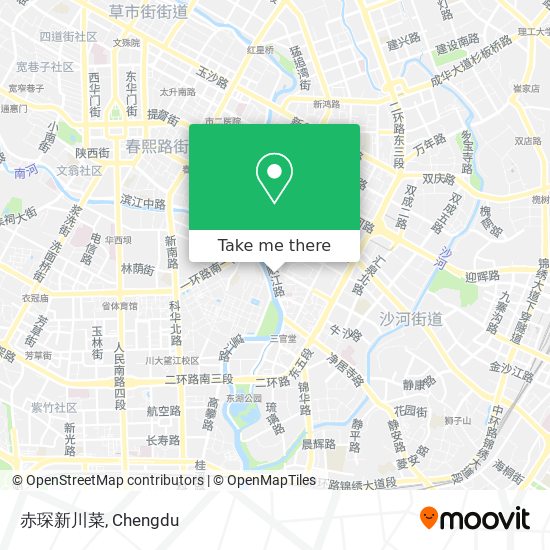 赤琛新川菜 map