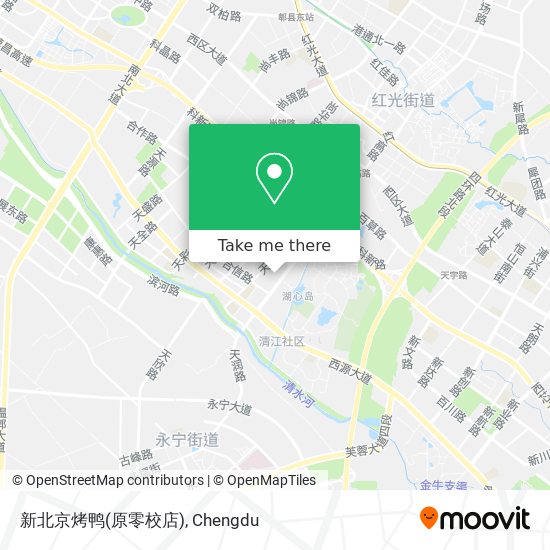 新北京烤鸭(原零校店) map