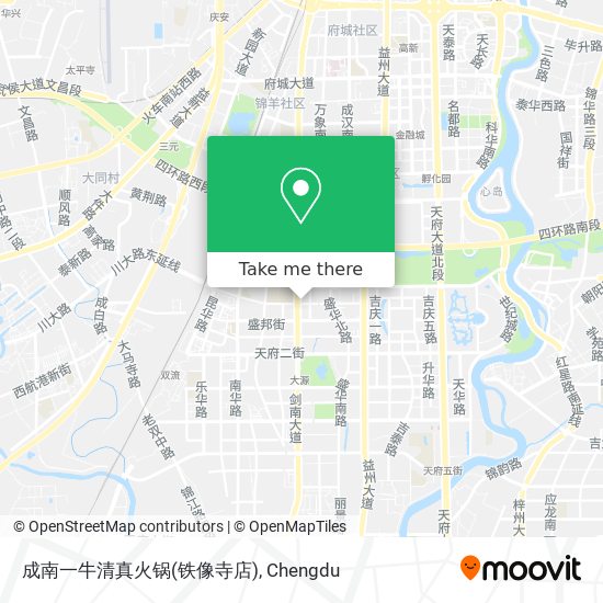成南一牛清真火锅(铁像寺店) map