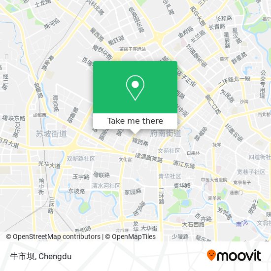 牛市坝 map
