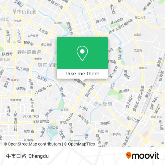 牛市口路 map