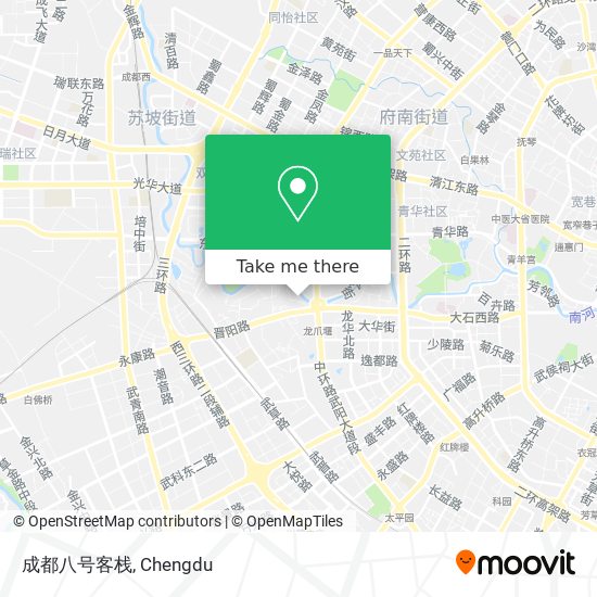 成都八号客栈 map