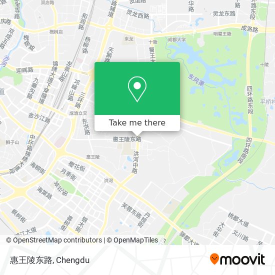惠王陵东路 map
